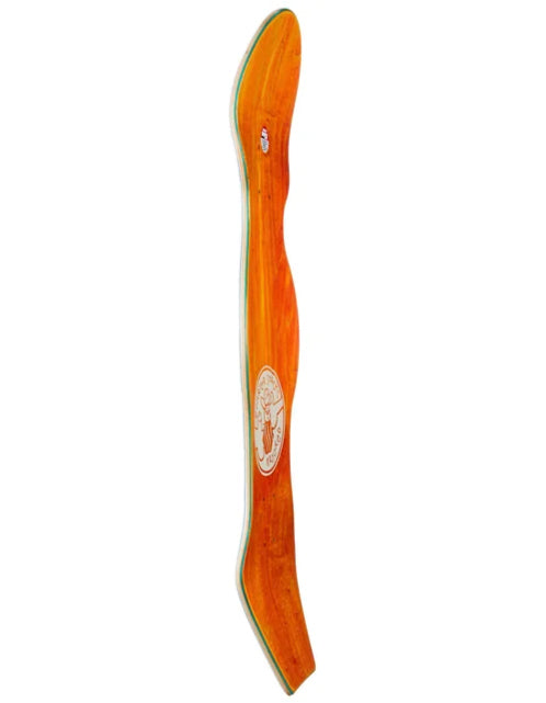 Krooked X Quarter Snacks Snackman Cruiser Skateboard Deck 9" concave