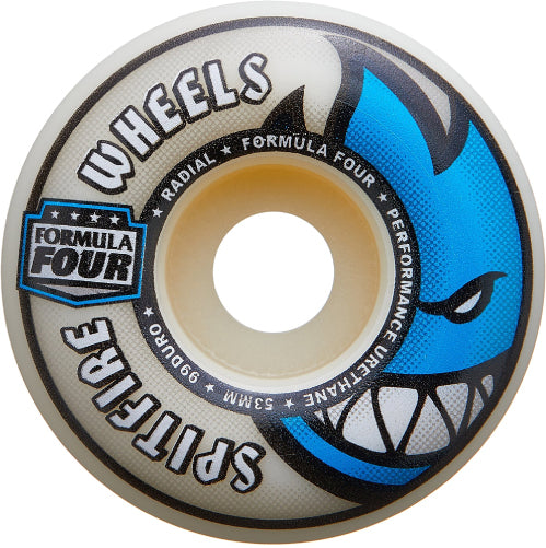 Spitfire F4 Radial Wheels Blue 53MM 99D