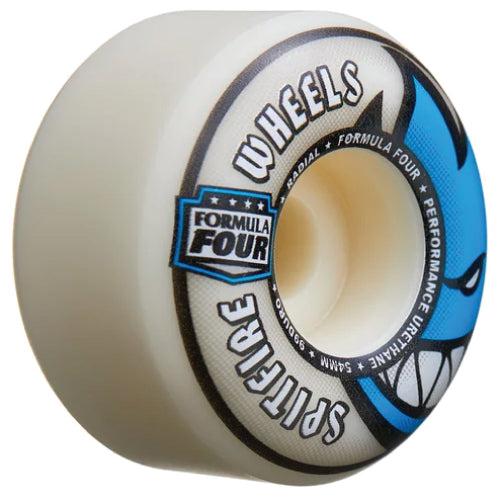 Spitfire F4 Radial Wheels Natural/Blue 54MM 99D