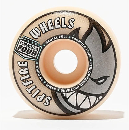 Spitfire F4 Radial Full Wheels Natural 97D 54mm 