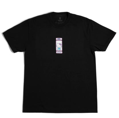 Girl X Hello Rainbow Circle Tee - Black front