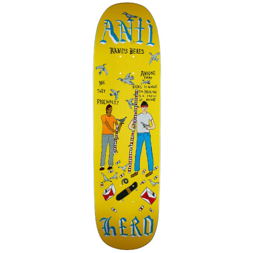 Antihero Raney Pigeon Vision Skateboard Deck 8.63"