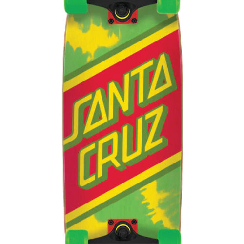 Santa Cruz Rasta Tie Dye Street Cruiser Complete 29.05"