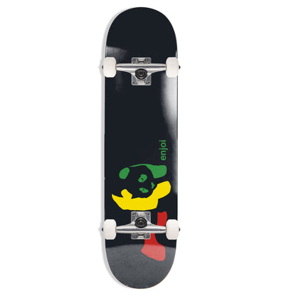 Enjoi Rasta Panda Complete Skateboard 8"