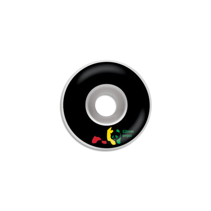 Enjoi Rasta Panda Complete Skateboard 8" wheels