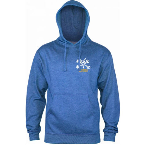 Powell Peralta Rat Bones Midweight Hooded Sweatshirt - Royal Heather