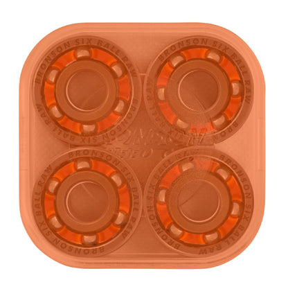 Bronson 6 Ball Raw Skateboard Bearings
