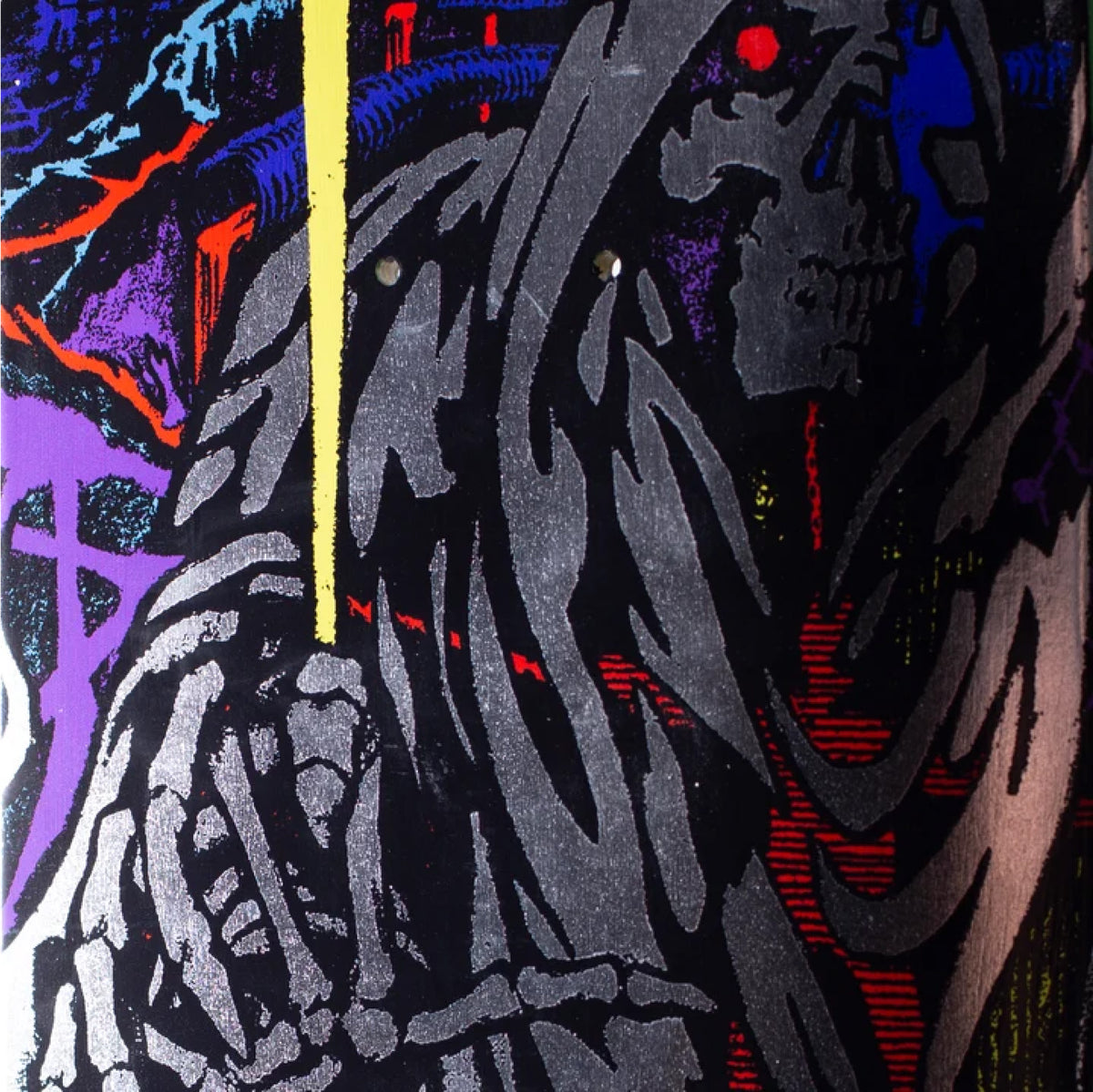 Hockey Kadow Reaper Shape 2 Skateboard Deck 8.5" graphic