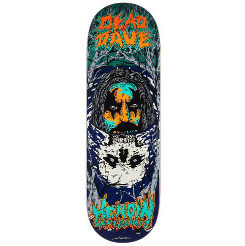 Heroin Dead Dave Dead Reflections Symmetrical Skateboard Deck 10.0"