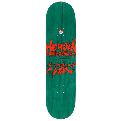 Heroin Aaron Wilson Dead Reflections Symmetrical Skateboard Deck 8.5"