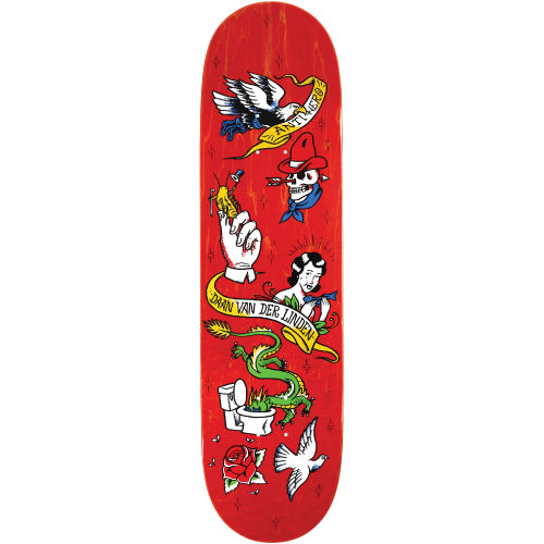 Antihero Daan No Regerts Skateboard Deck Assorted 8.5"