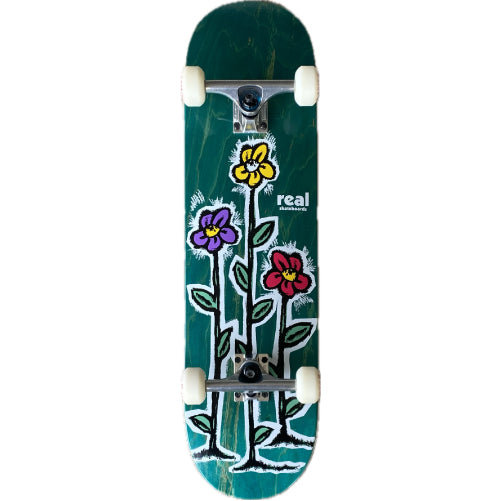 Real Regrowth DLX Complete Skateboard 8.25" teal veneer