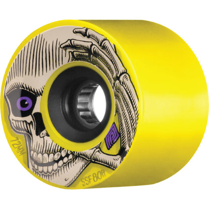 Powell Peralta Kevin Reimer Skateboard Wheels Yellow/Black 72MM 80A