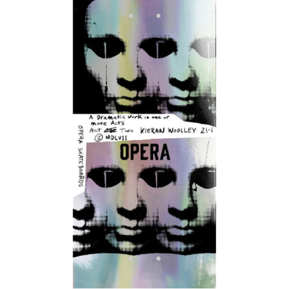 Opera EX7 Woolley Repeater Skateboard Deck 8" graphic