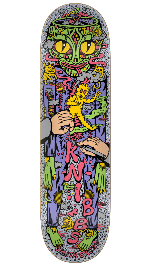 Santa Cruz Knibbs Reptilian Skateboard Deck 8.5" full 2