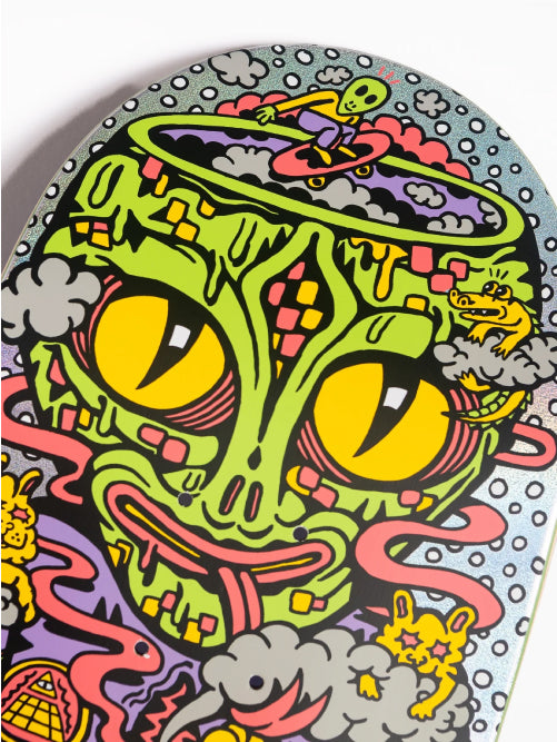 Santa Cruz Knibbs Reptilian Skateboard Deck 8.5" nose