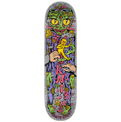 Santa Cruz Knibbs Reptilian Skateboard Deck 8.5" full