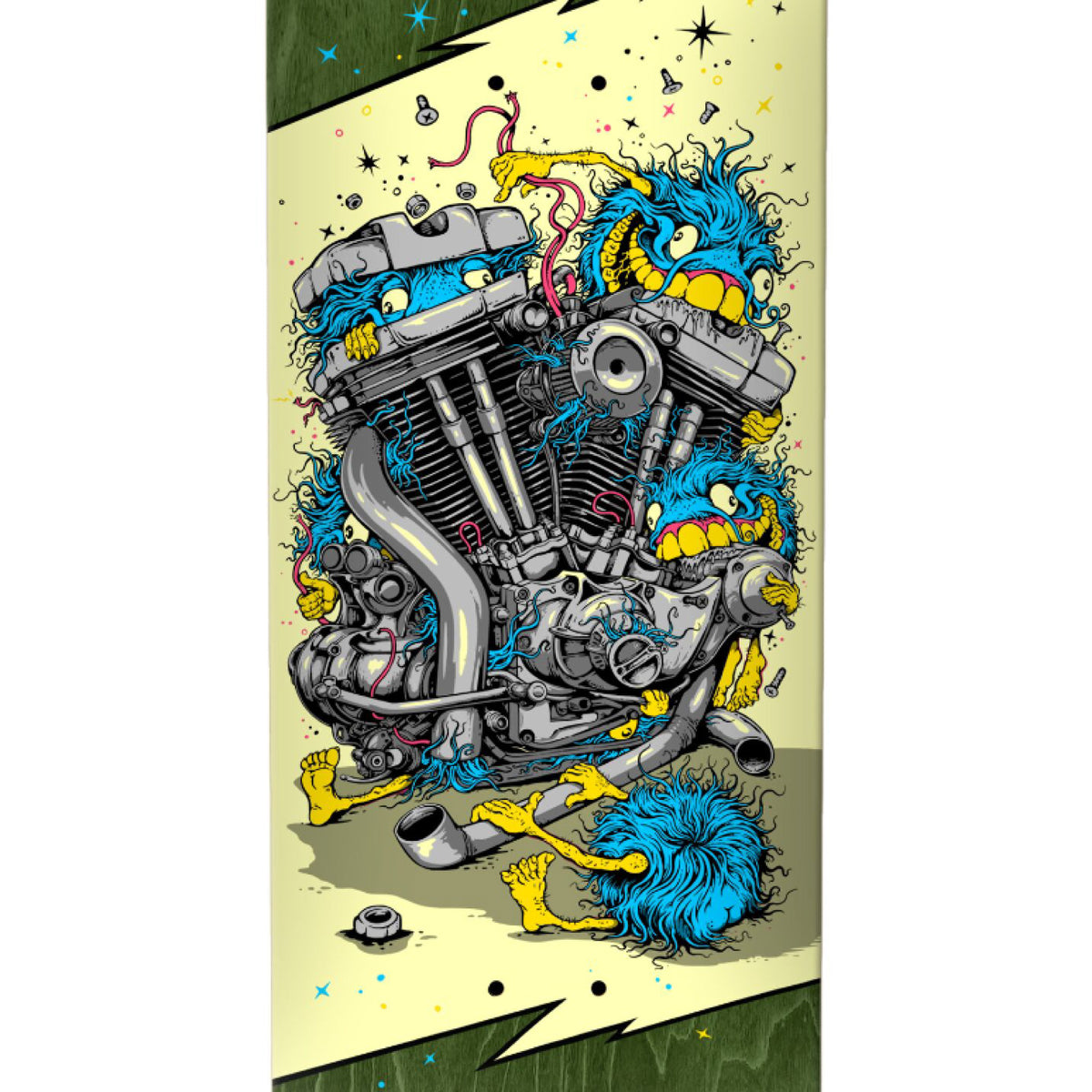 Antihero Grimple Stix Revs Skateboard Deck 8.75" graphic