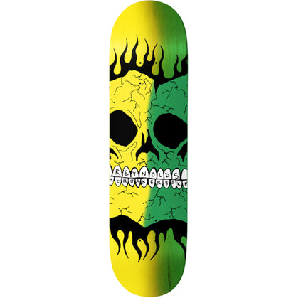 Baker Reynolds Rasta Skull Deck 8.38" full