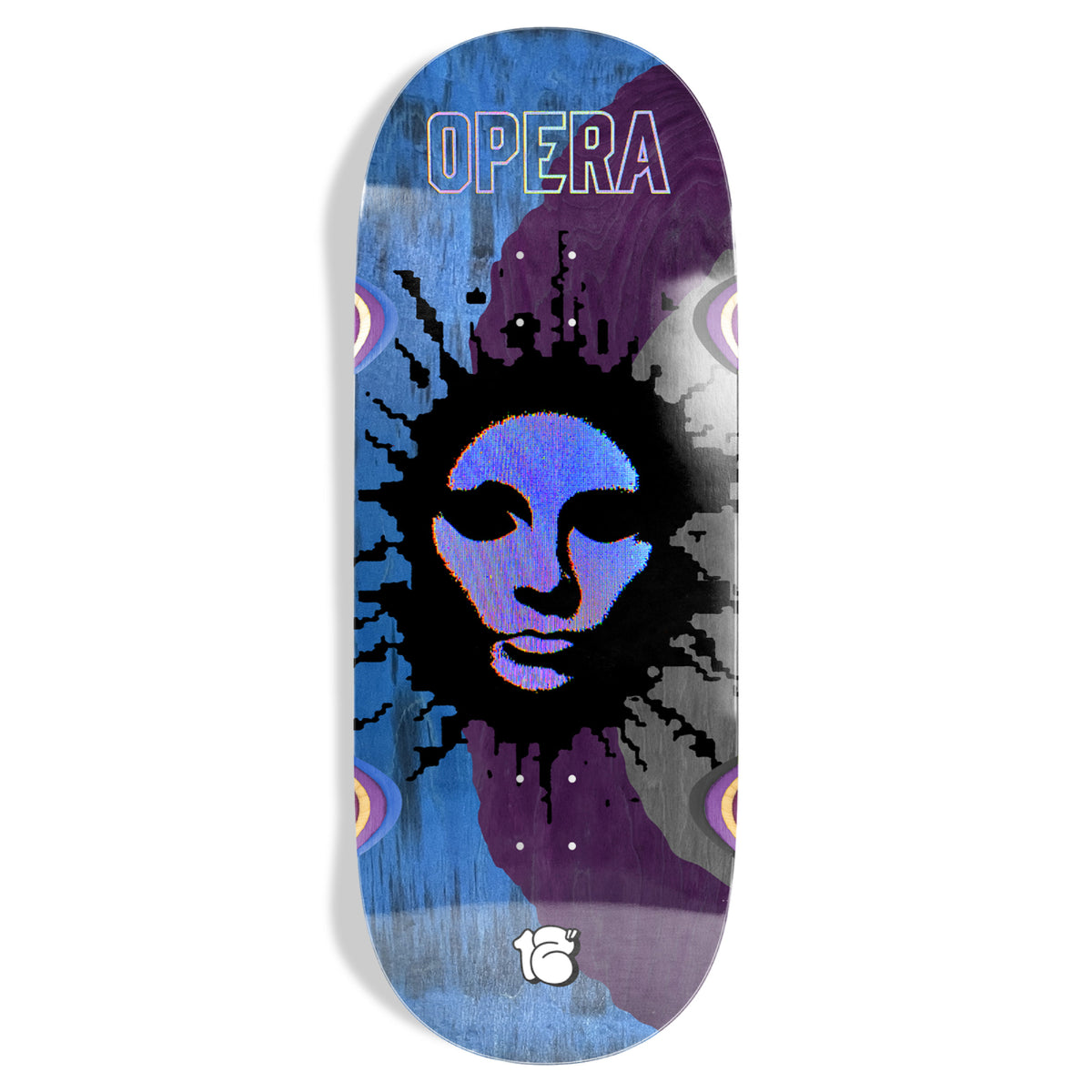 Opera EX7 Fatties RGB Mask Skateboard Deck 12"