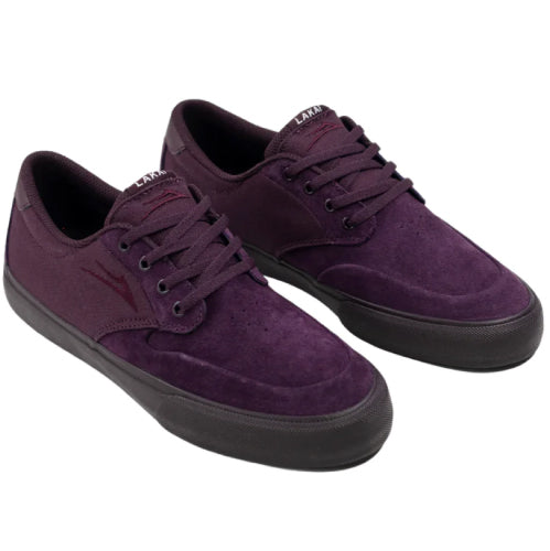Lakai Riley 3 Skate Shoe - Black Cherry
