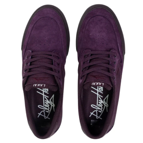 Lakai Riley 3 Skate Shoe - Black Cherry