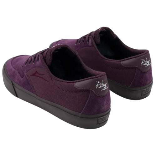 Lakai Riley 3 Skate Shoe - Black Cherry