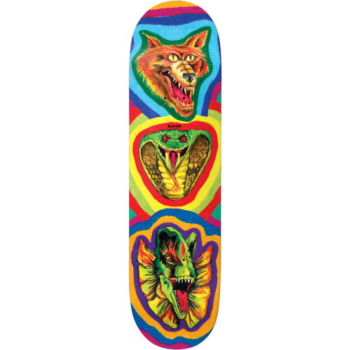 Baker Hawk Fried Beast Skateboard Deck 8" full