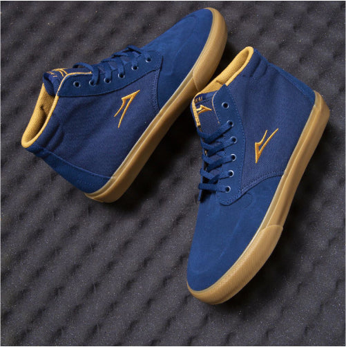 Riley 3 Lakai Riley 3 High Skate Shoe - Navy/Gum Suede – Anchors Skateshop