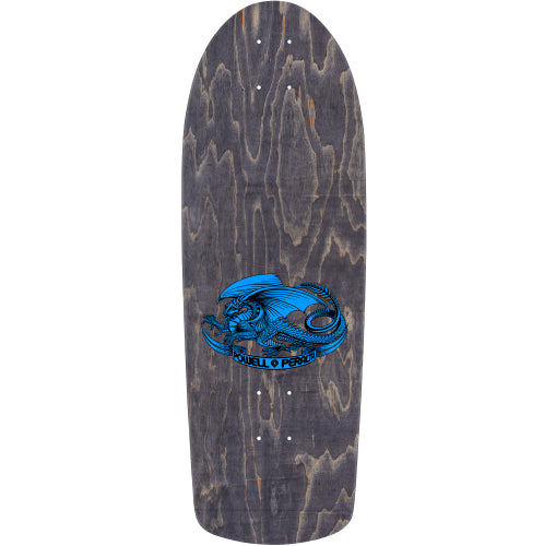 Powell Peralta OG Ripper Skateboard Deck Silver Foil 10" top
