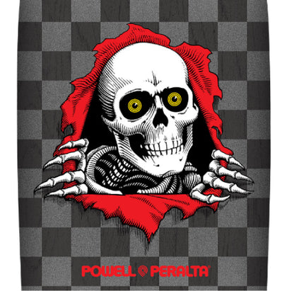 Powell Peralta OG Ripper Checker Silver/Black Checker Reissue Skateboard Deck 10"