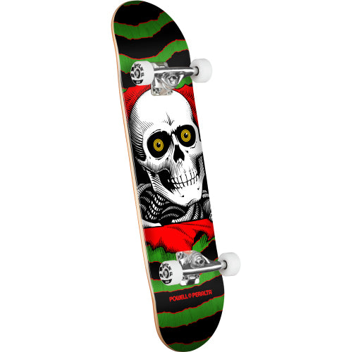 Powell Peralta Ripper Complete Skateboard Green Stain/Red 8.0"