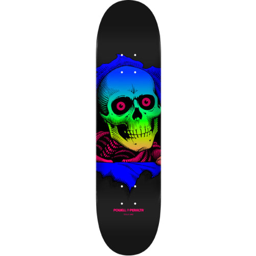 Powell Peralta Ripper Skateboard Deck Green Fade 8.0" graphic