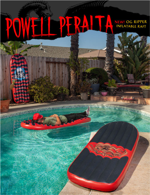 Powell Peralta Inflatable Ripper Raft - Red/Black