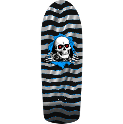 Powell Peralta OG Ripper Skateboard Deck Silver Foil 10"