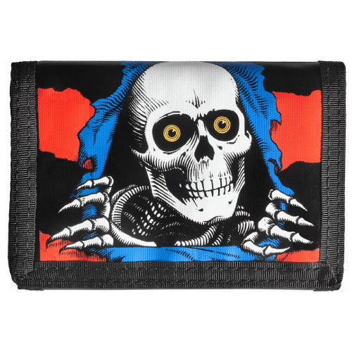 Powell Peralta Ripper Tri-Fold Wallet - Blue/Red