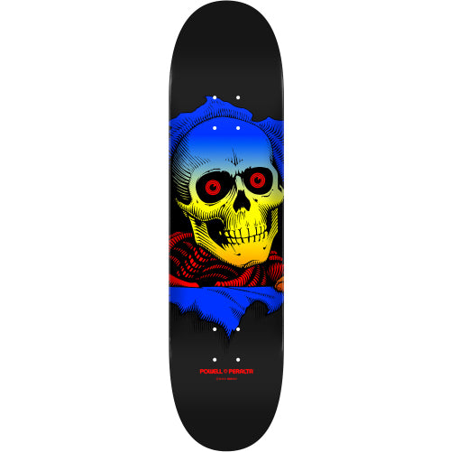 Powell Peralta Ripper Skateboard Deck Yellow Fade 8.5" graphic