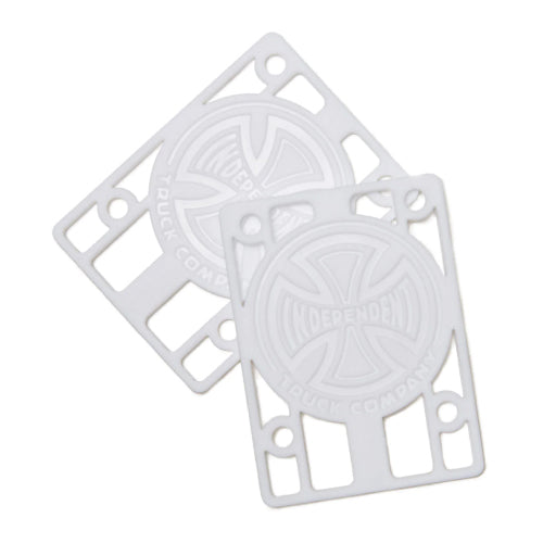 Independent Riser Pads 0.25" (Set of 2) - White