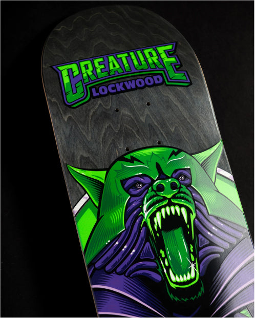 Creature Lockwood Robo Wolf Skateboard Deck 8.25" nose