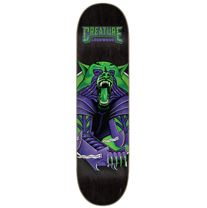 Creature Lockwood Robo Wolf Skateboard Deck 8.25" full