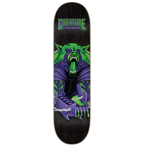 Creature Lockwood Robo Wolf Skateboard Deck 8.25" full