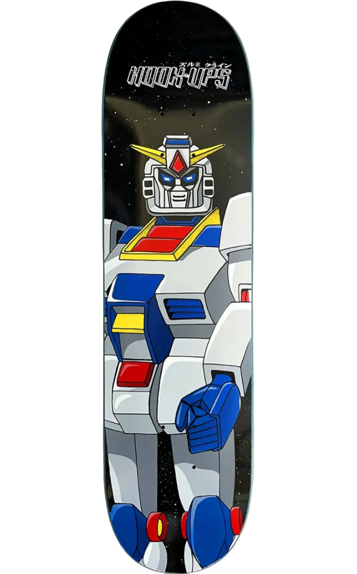 Hook-Ups Robot Skateboard Deck 8" robot photo