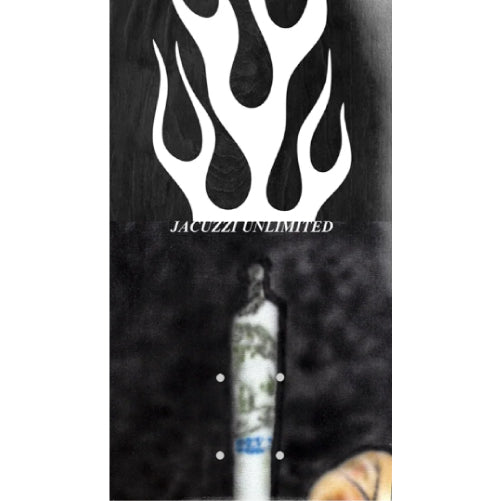 Jacuzzi EX7 Berry Roll Up Skateboard Deck 8.25" graphic