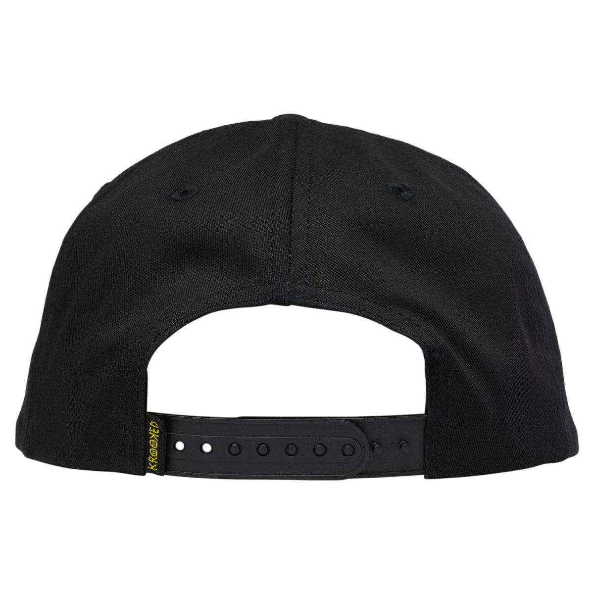 Krooked Root of All Evil Snapback Hat - Black back