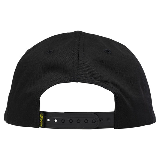 Krooked Root of All Evil Snapback Hat - Black back