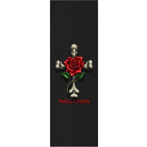 Powell Peralta Rose Cross Griptape 10.5”