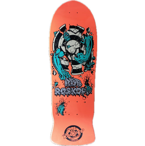 Santa Cruz Roskopp Three Skateboard Deck Safety Orange 10.17"