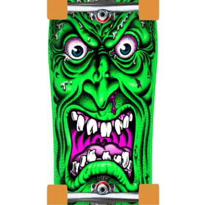 Santa Cruz Roskopp Green Face Cruiser Complete 31" graphic