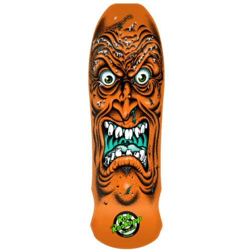 Santa Cruz Roskopp Face Limited Reissue Skateboard Deck Orange 9.5"