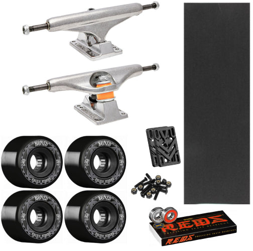 Cruiser/Pool Deck Skate Pack - Independent Trucks, Powell Wheels, Bones Reds Bearings, MOB Grip, Risers, Hardware or